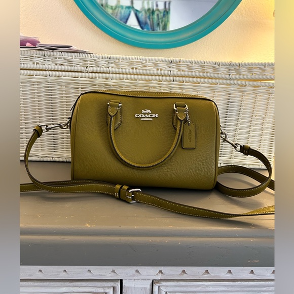 Coach Handbags - Coach Olive Green Satchel Bag